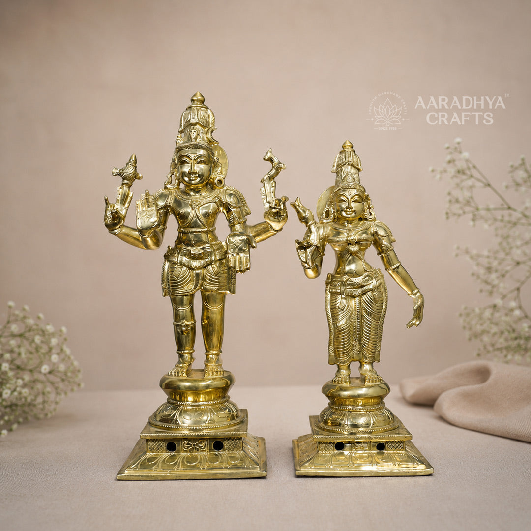 Panchaloha Shiva Parvathi
