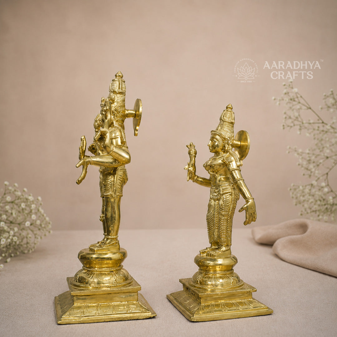 Panchaloha Shiva Parvathi
